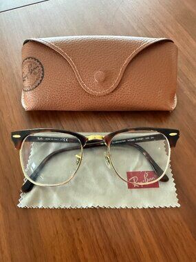 Ray-Ban Clubmaster Classic Frame - Tortoise & Gold (W0366)